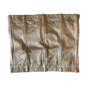 Tracy Corset Tube Top With Subtle Floral Pattern